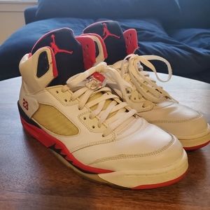 Jordan retro 5 fire red 2006